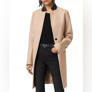 AllSaints Camel Leni Wool Coat Size 4 US $499